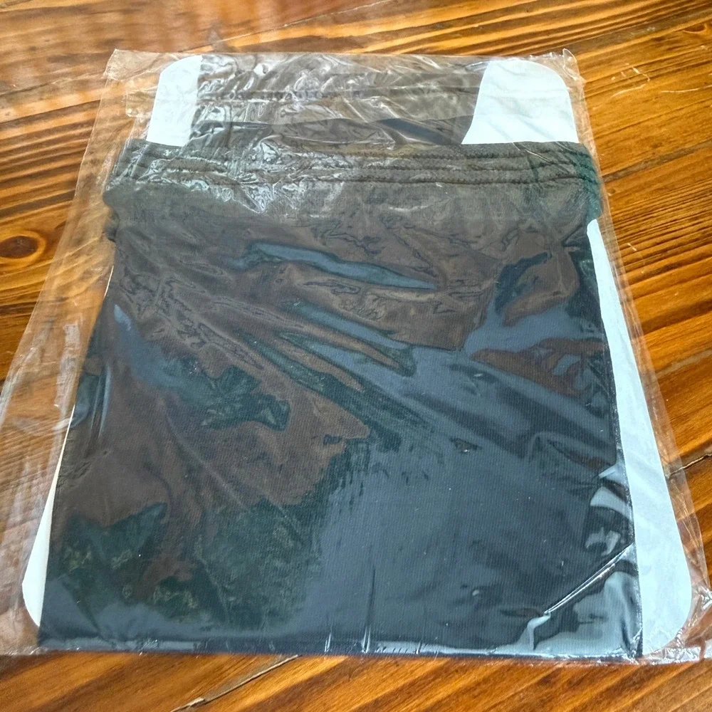 Unbranded Tights Women Size C Soft Black New 281 Nylon Spandex Opaque Hosiery